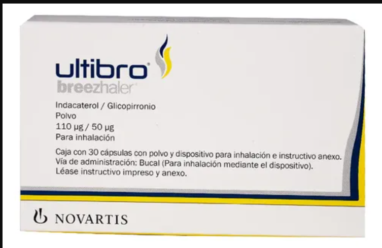 Ultibro-breezhaler 110ug/50ug para inhalacion